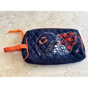 Chicago Bears Quilted Cosmetic Bag By Bradford Exchange